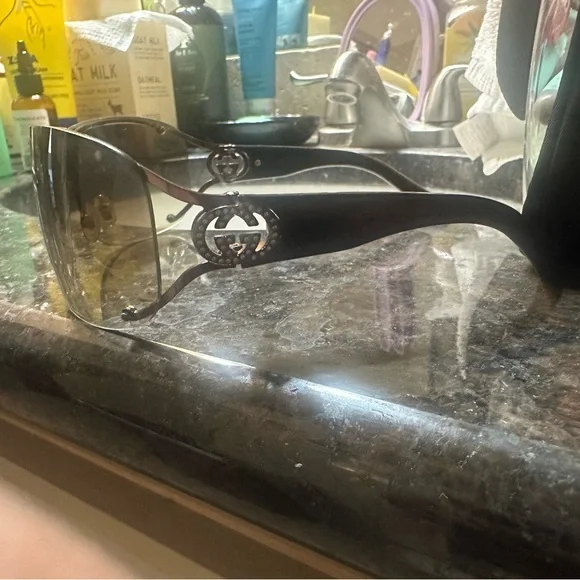 Gucci Dark Brown Sunglasses with Case - Picture 10 of 13